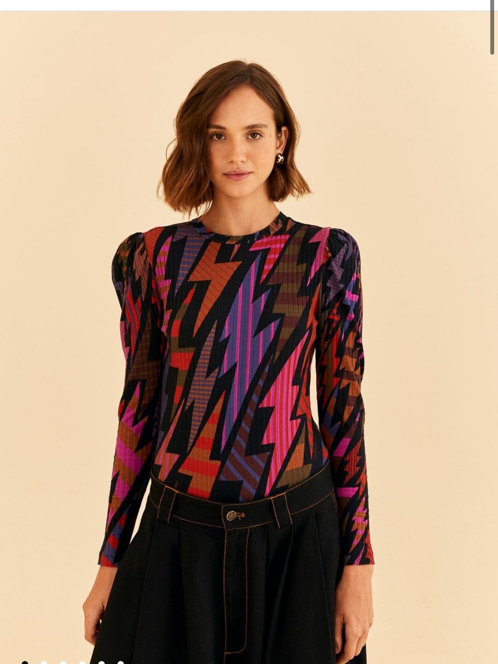 FARM RIO black lighting body suit TAILORED
